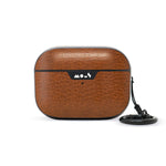 Protective AirPods Pro Case Wireless Charging High-Quality Keychain Brown Leather | Gen 1 & 2 (2019-2022)
