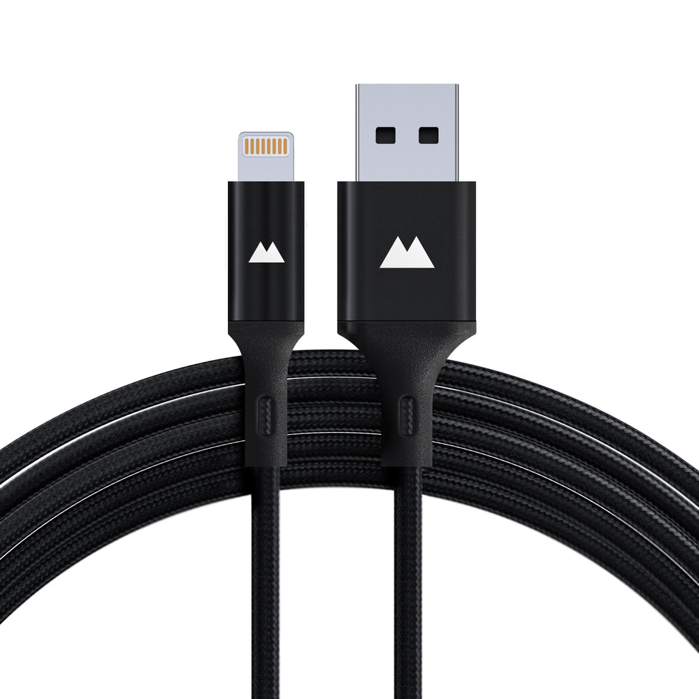 Apple iPhone certified charging cable lightning to USB-A safe quick fast charging long-lasting cable | 3m * hide-pdp